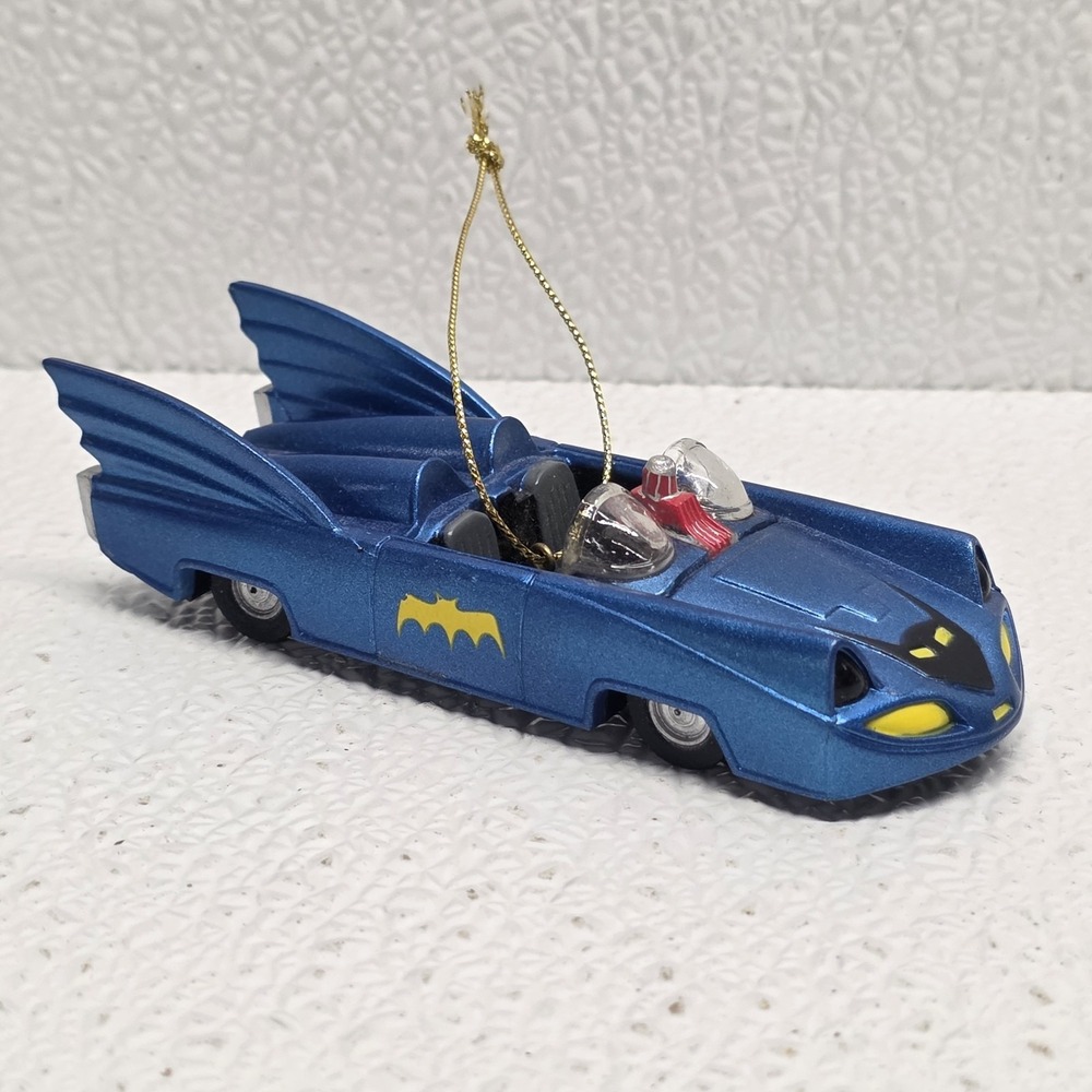 Corgi DC Comics 1960s Style Batmobile Plastic Christmas Ornament